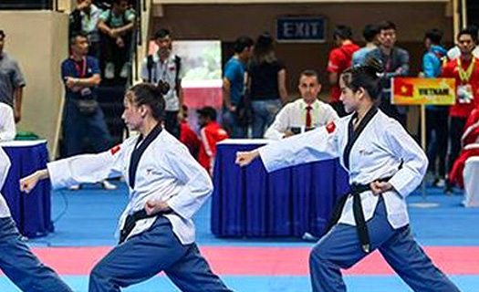 Việt Nam giành 3 HCV ngày khai mạc Giải vô địch taekwondo châu Á